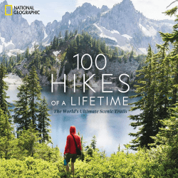 Image showing the 100 Hikes of a Lifetime: The World's Ultimate Scenic Trails product.