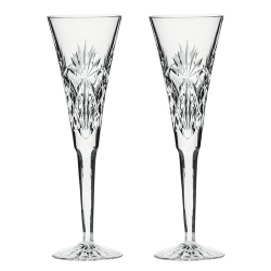 Image showing the Kintyre Set of 2 Champagne Flutes, 170ml, Clear product.