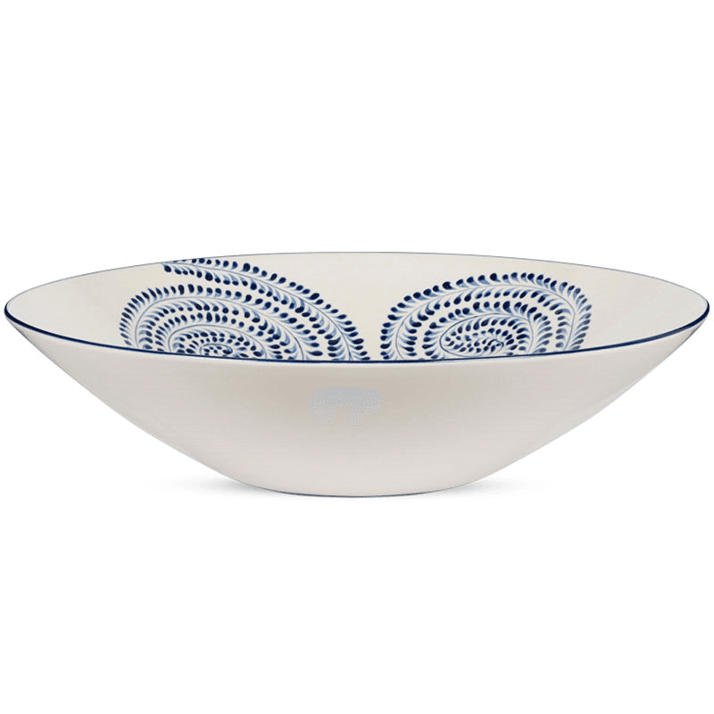 Eshani Serving Bowl, D34.5cm, Indigo