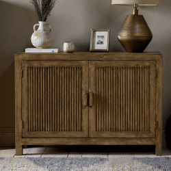 Image showing the Yasha Mango Wood Sideboard, 85 x 122cm, Natural product.
