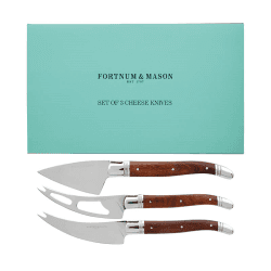 Image showing the Fortnum's Cheese Knife Set, Acacia product.