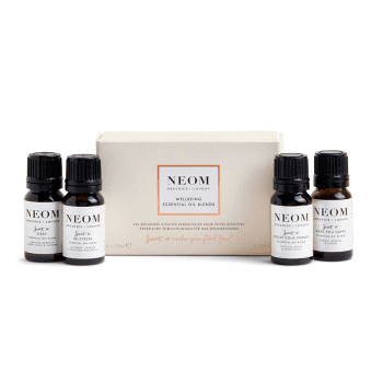 Image showing the Wellbeing Set of 4 Essential Oil Blends product.