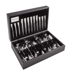Image showing the Signature Echo 124 Piece 12 Person Cutlery Canteen, Stainless Steel product.