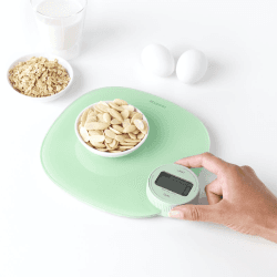 Image showing the Tasty+ WindUp Digital Kitchen Scales, Jade Green product.