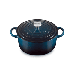 Image showing the Signature Cast Iron Round Casserole, 22cm, Nuit product.