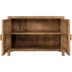 Image showing the Yasha Mango Wood Sideboard, 85 x 122cm, Natural product.
