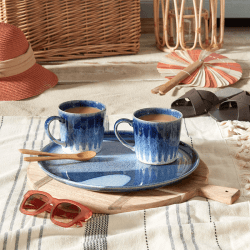 Image showing the Studio Accent Set of 2 Mugs, 400ml, Blue product.