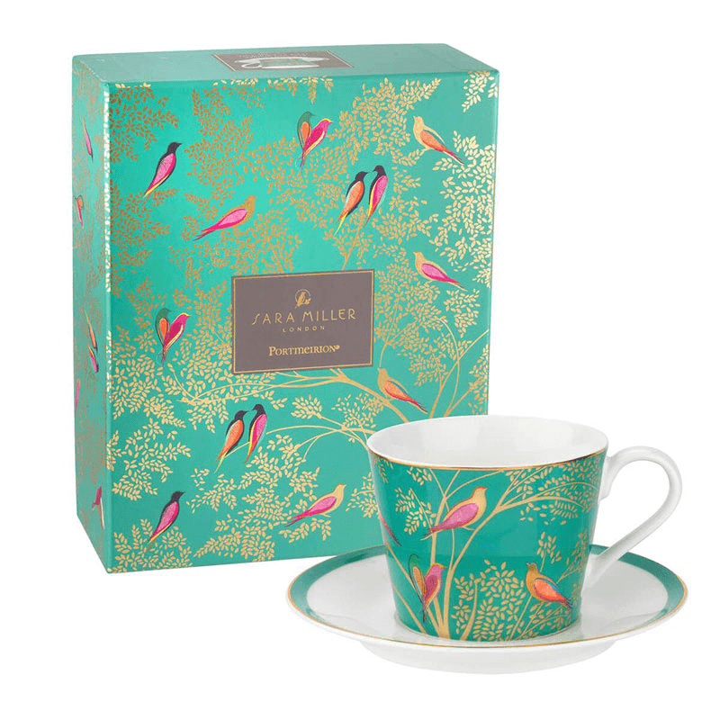 Chelsea Collection Teacup and saucer, 20cl, green