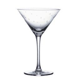 Image showing the Stars Set of 2 Martini Glasses, 142ml, Clear product.