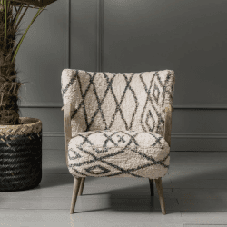 Image showing the Mina Printed Armchair product.