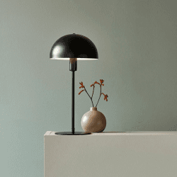 Image showing the Ellen Table Lamp, H40cm, Black product.
