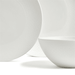 Image showing the Gio 12 Piece Dinnerware Set, White product.