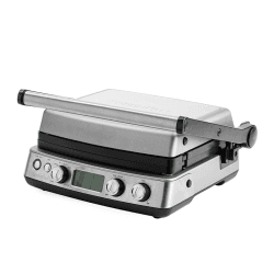 Image showing the Non-Stick 3-in-1 Contact Grill & Indoor BBQ, Stainless Steel product.