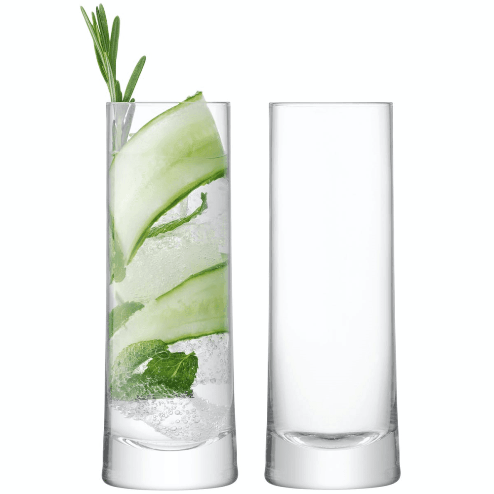Gin Pair of highballs, 380ml, clear
