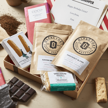Image showing the Coffee Lovers Letter Box Hamper product.