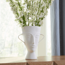Image showing the Giulette Tall Urn, H33cm, White product.