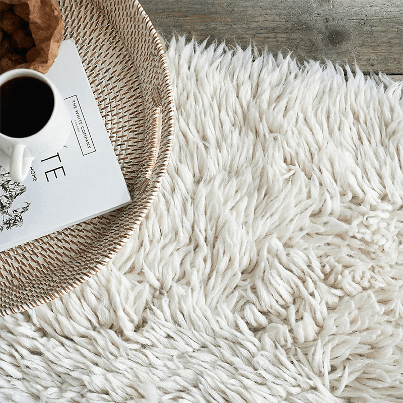 Flokati Rug, 200 x 300cm, Ivory