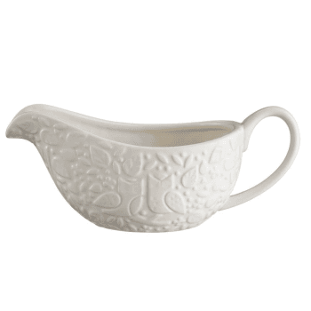Image showing the In The Forest Gravy Boat, 400ml, Cream product.