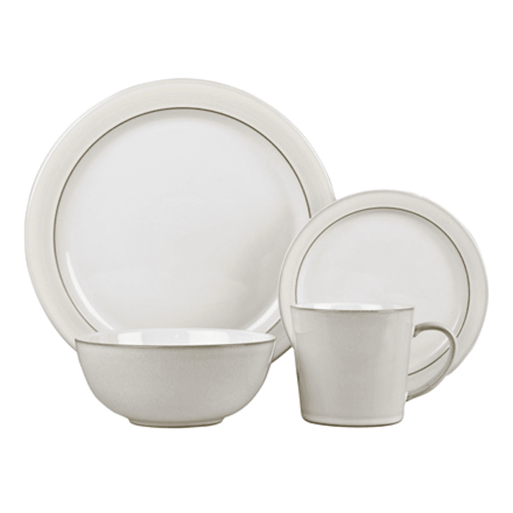 Natural Canvas 16 Piece Tableware Set