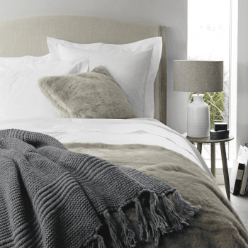 Image showing the Savoy - 400 Thread Count Egyptian Cotton Oxford pillowcase, 50 x 75cm, White product.