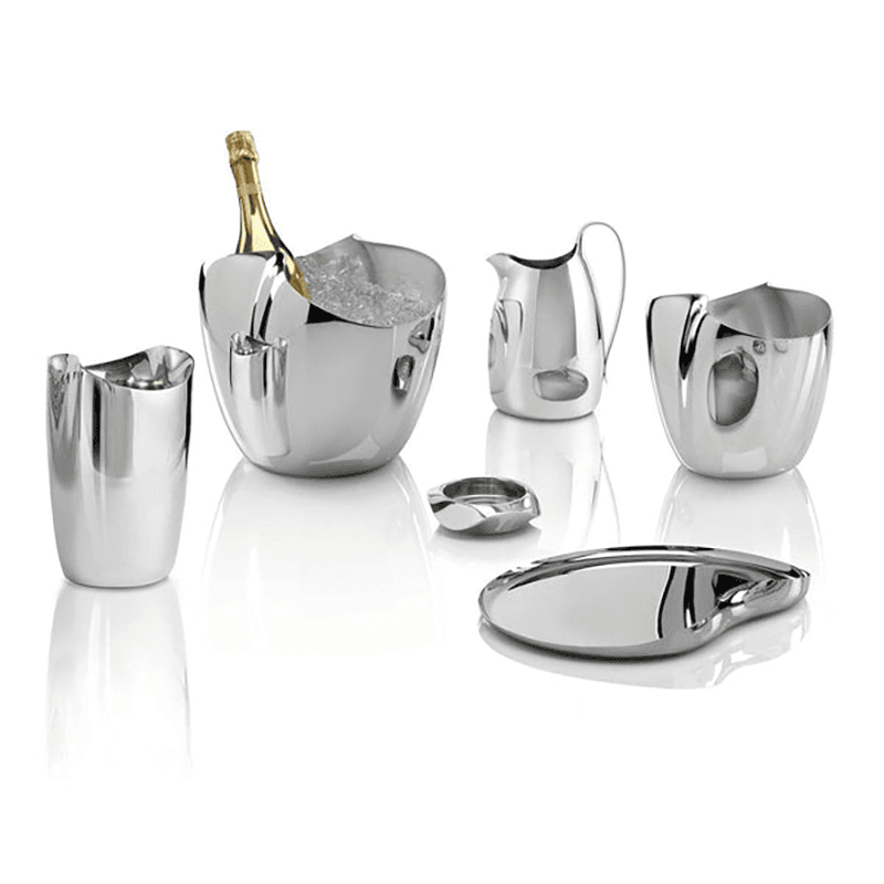 Wine Coaster, Drift, Stainless Steel