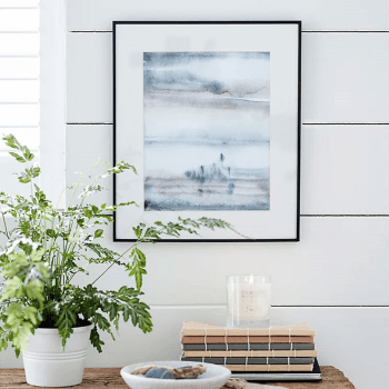 Image showing the Fine Wall Frame, 8 x 10", Black product.