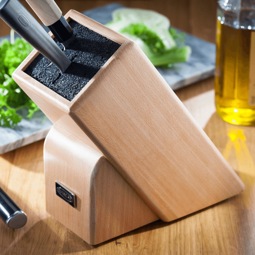 Universal Knife block, H20 x W14 x D31cm, Wood