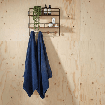 Image showing the Brixton Bath Towel, Midnight product.