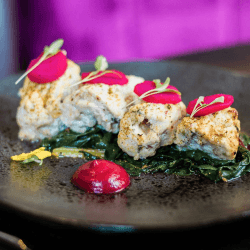 Image showing the Six Course Contemporary Indian Tasting Menu with Wine Flight for Two at Michelin Recommended Asha's, Manchester product.