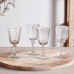 Image showing the Minati Set  of 4 Wine Glasses, 300ml, Clear product.