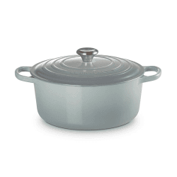Image showing the Cast Iron Round Casserole, 28cm, Sea Salt product.