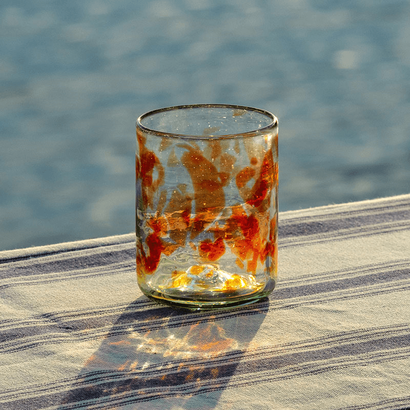 Oro Set of 4 Tumblers, 350ml, Brown