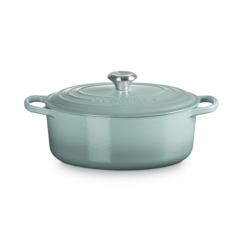 Cast Iron Oval Casserole, 29cm, Sea Salt