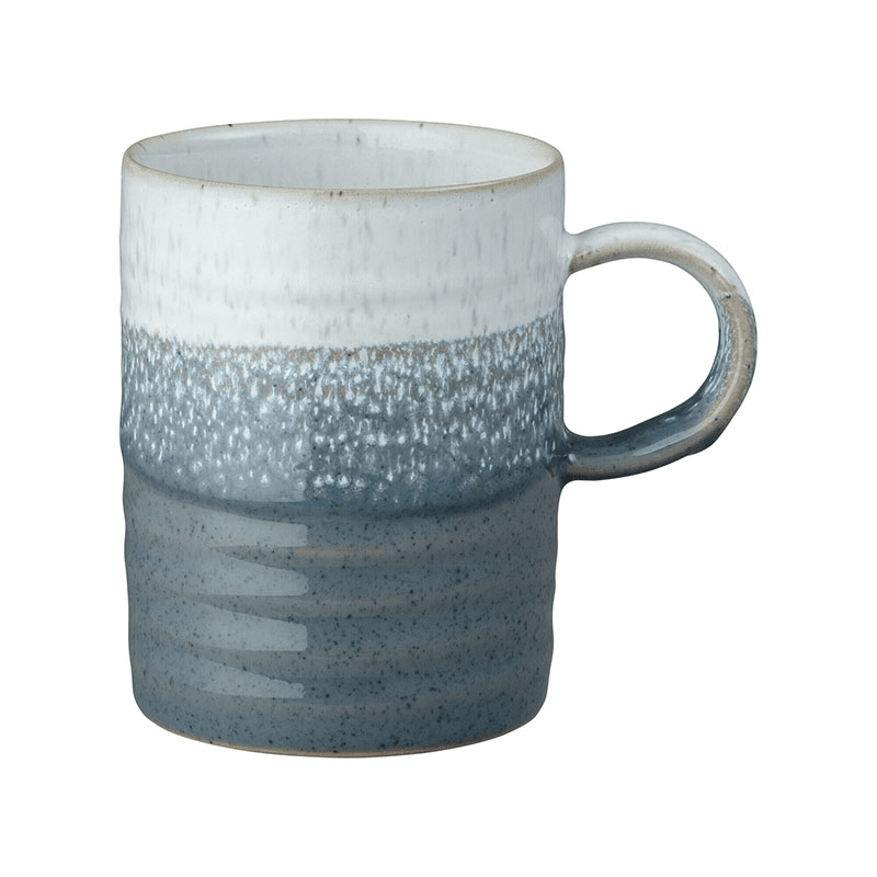 Kiln Accents Ridged Mug, 410ml, Slate