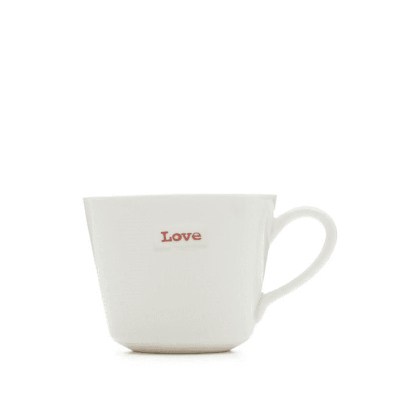 Love' Espresso Cup Set of 4, 100ml, White