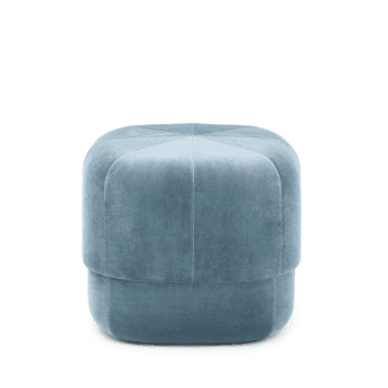 Image showing the Circus Small Pouf  D46cm x H40cm Light Blue, Light Blue product.