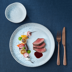 Image showing the Kiln Blue Set of 4 Dinner Plates, D26cm product.