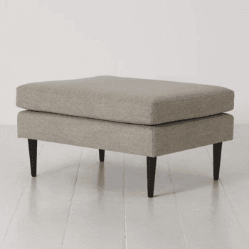 Image showing the Model 01 Linen Ottoman, Pumice product.