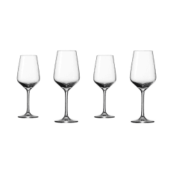 Image showing the Vivo Voice Set of 4 White Wine Glasses, 280ml, Clear product.
