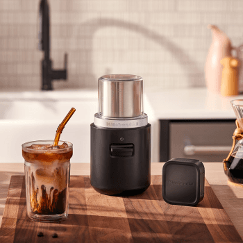 Image showing the Cordless Coffee Grinder Battery Included, Matt Black product.