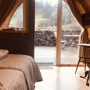 Image showing the Three Night Glamping Cabin Break at the Quiet Site, Lake District product.