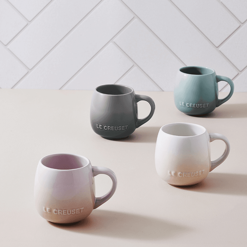 Stoneware Coupe Mug, 320ml, Meringue