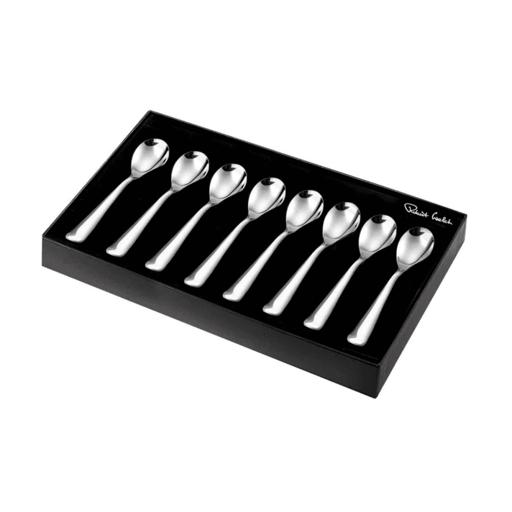 Malvern Bright Set of 8 coffee spoons, Stainless Steel