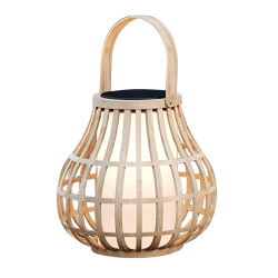 Image showing the Leo Portable Solar Light, H30cm, Natural product.