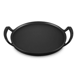 Image showing the BBQ Round Pizza Pan, 35cm, Satin Black product.