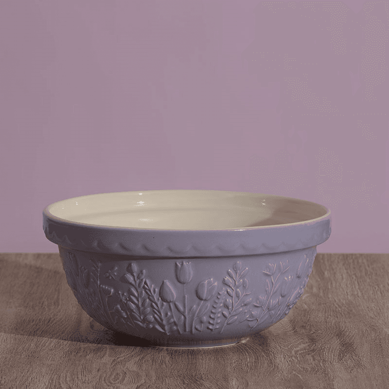 In The Meadow Tulip Mixing Bowl, D24cm, Lilac