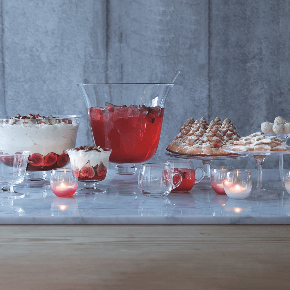 Serve Dessert comport, 31cm, clear