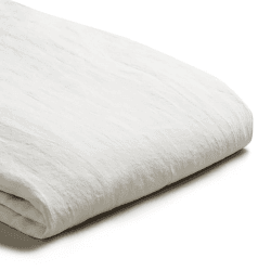 Image showing the King fitted sheet, 150 x 200cm, White product.