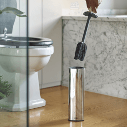 Image showing the Flex 360 Luxe Toilet Brush, Stainless Steel product.