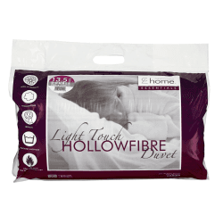 Image showing the Hollowfibre Double Duvet, 13.5tog, White product.